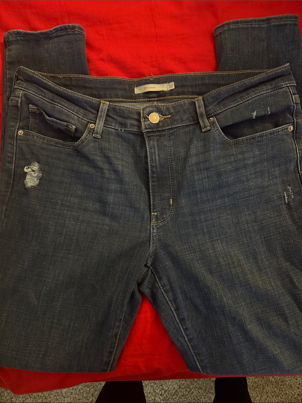 Levi's 711 Skinny Jeans - Blue